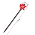 thumbnail image 3 of Supvox Vintage Flower Hairpin Colored Glaze Hair Wear for Women Ceremonies 1Set, 3 of 8