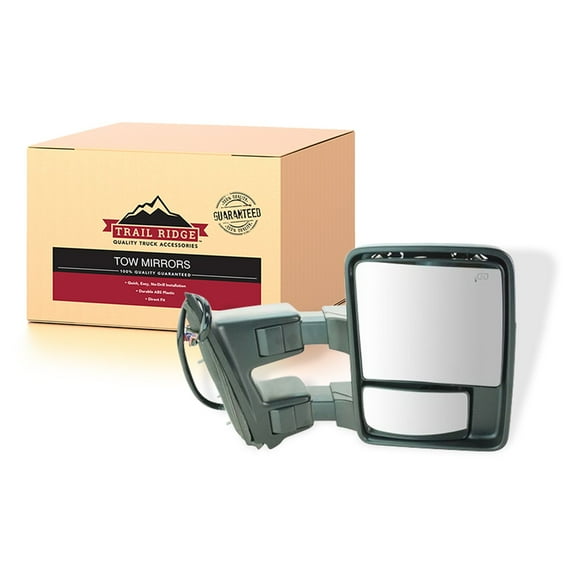 Trail Ridge Tow Mirror Power Folding Heated Smoked Signal Memory Right for Ford TR00222