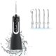 thumbnail image 1 of Cordless And Rechargeable Water Flosser, Oled Display Water Pick Teeth Cleaner, Powerful Oral Irrigator With 5 Modes, 5 Jet Tips, Ipx6 Waterproof For, 1 of 3