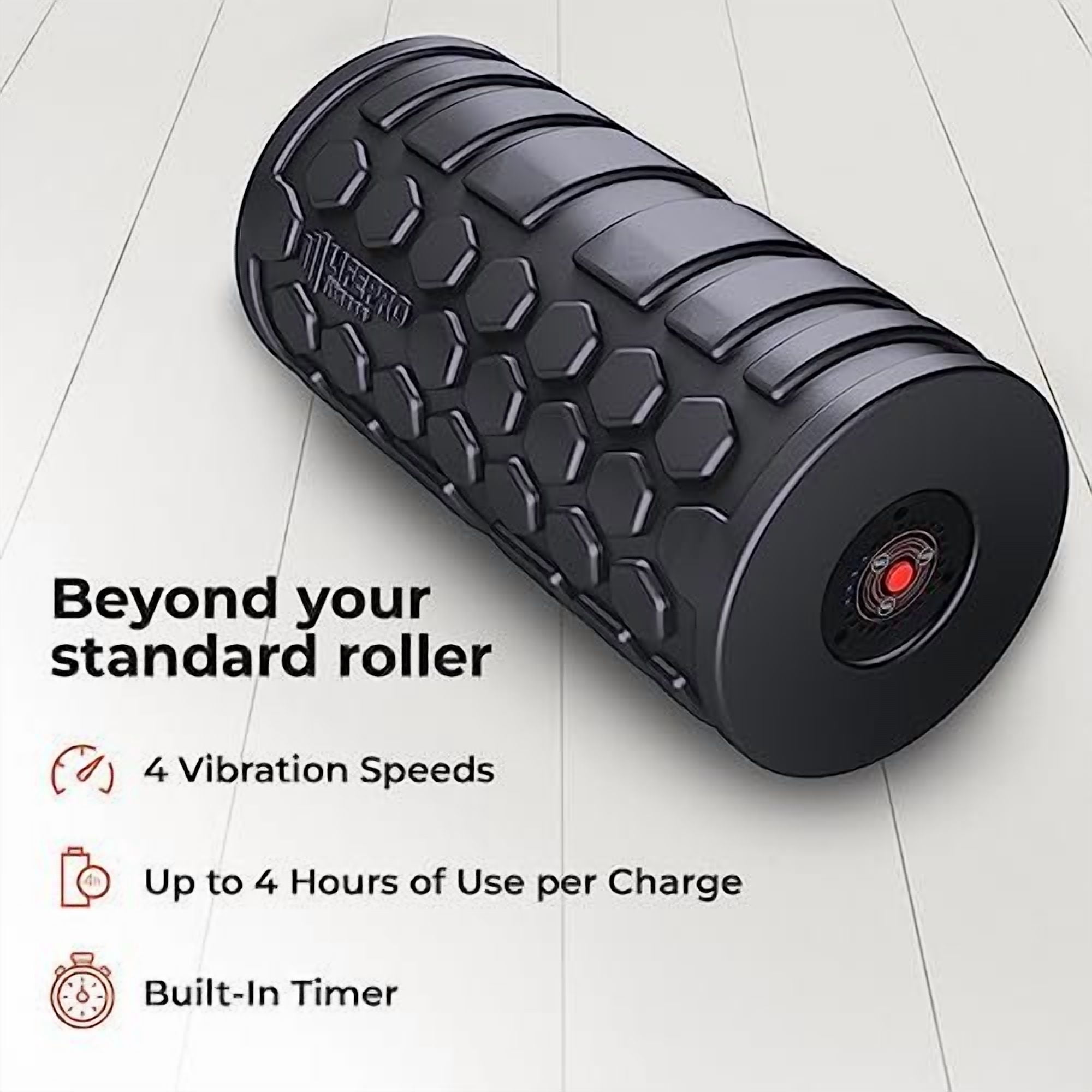 best sex.toys for women Lifepro Surger 4-Speed Vibrating Foam Roller, Black
