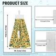 thumbnail image 7 of ZIATUBLE Sunflower Cat Hanging Hand Dry Towels Soft Hanging Kitchen Towel Easy to Install Bathroom Hand Bath Towel Set of 3 with Hanging Loop Kitchen Hand Towels and Washcloths Living Room, 7 of 7