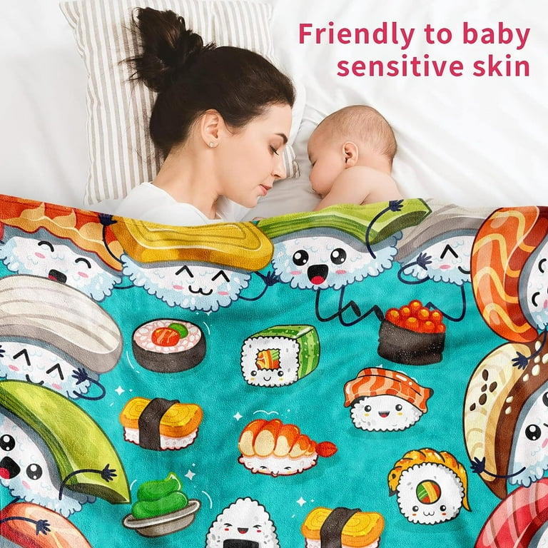 Sushi baby blanket new arrivals