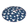 thumbnail image 2 of Bingfone Christmas Tree Skirt Mat Christmas Decoration Interior 36" -Cute Goose On Blue Sky, 2 of 6