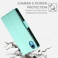 thumbnail image 2 of Allytechgroup for Apple iPhone XR Case Wallet, Retro PU Leather Slim Fit Business Style Magnetic Closure Cards Slots RFID Blocking Phone Case for Women Men, Mint, 2 of 6