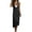#0176-Black, variant on Knit Dresses for Women Halter Neck Sleeveless Long Dress with Loose Silhouette Evening Casual Maxi Dresses Gift