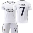 thumbnail image 1 of 2425 Camiseta del Real Madrid, traje de uniforme de fútbol local, traje de entrenamiento No. 7 Ronaldo, niños y adultos, camiseta transfronteriza de 9 Mbappévinicius nº7, 1 of 1