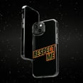 thumbnail image 6 of DistinctInk Clear Hybrid Case for Apple iPhone 15 Pro Max (6.7" Screen) - Respect Me - Wireless Charging Compatible, 6 of 9