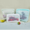 thumbnail image 5 of Dishwasher Safe Food Storage Bags Stand Up Pack, Reusable Gallon Freezer Bags, Leakproof Ziplock Bags Various Size, Reusable Silicone Bags for Meals,Lunch,Home Organization Travel(Pack), 5 of 6