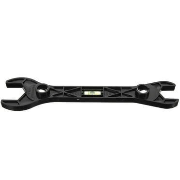 Utility Tool Plastic Wrench Bathroom Faucet Installation and Removal Plumbing Tools Spirit Level Strap