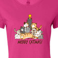 thumbnail image 4 of Inktastic Merry Catmas with Cat Tree and Yellow Star Women's T-Shirt, 4 of 5