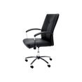 thumbnail image 3 of OFM Essentials E1003 - Chair - executive - armrests - L-shaped - tilt - swivel - SofThread leather - black, 3 of 15