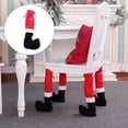 thumbnail image 4 of 4x Calcetines para sillas de Navidad, calcetines de elasticidad para muebles, calcetines antideslizantes de sillas, almohadillas para kusrkot cubre piernas, 4 of 8