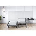 thumbnail image 2 of Jocisland Bed Frame Queen Size Velvet Tufted Upholstered Platform Bed Raised Wingback Headboard/Wood Slats Support/No Box Spring Needed/Easy Assembly/Dark Gray, 2 of 5