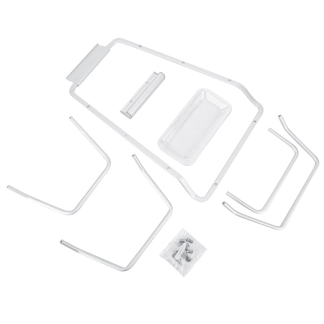 Soporte de tapa de olla de aluminio espacial de tres capas, organizador, estante de almacenamiento, soporte para estante