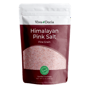 Viva Doria Himalayan Pink Salt Fine Grain Crystal Sea Salt, 2lbs