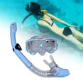 thumbnail image 1 of Máscara de buceo con esnórquel shamjiam equipo a prueba de fugas para adultos Azul, 1 of 8