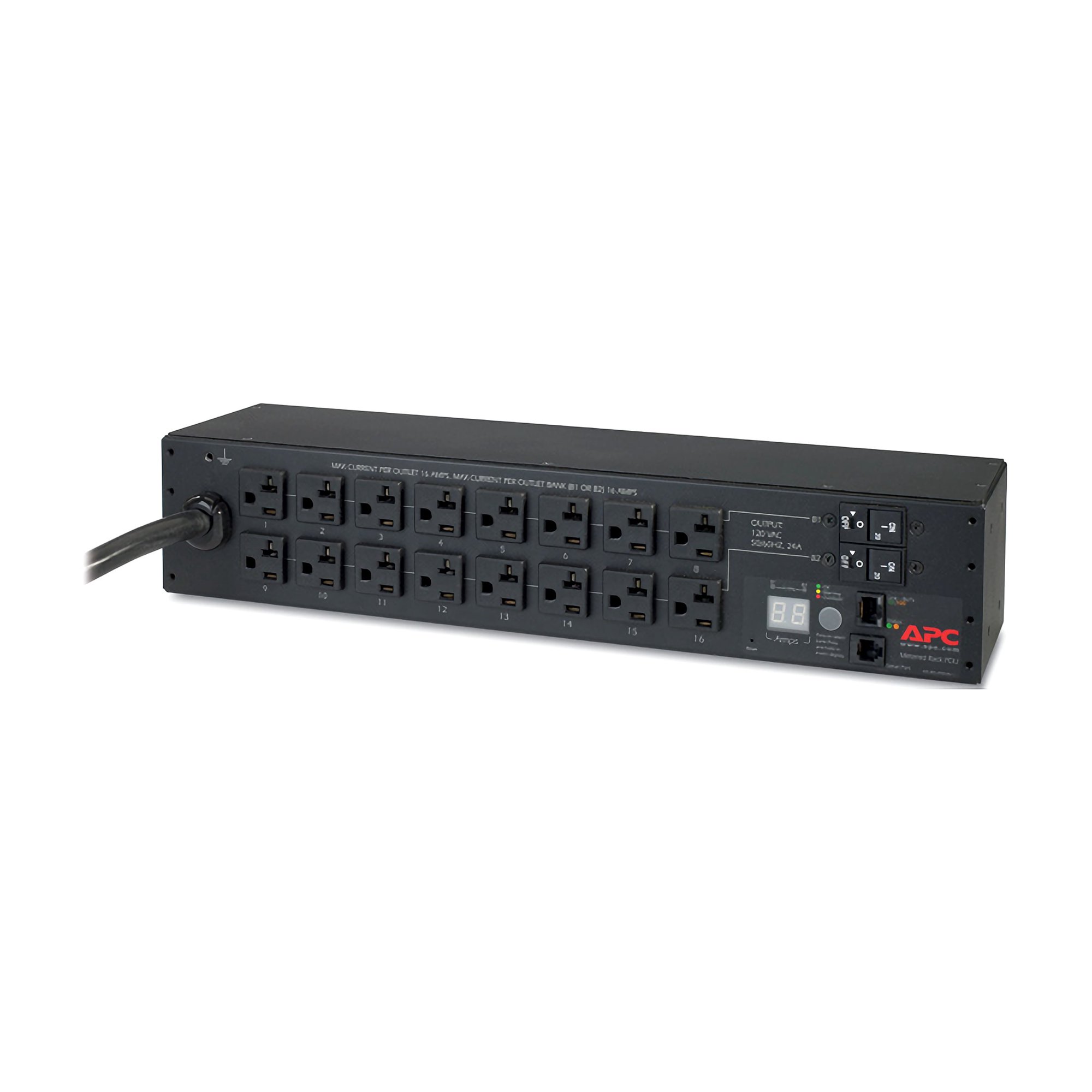2U 20 Amp Rack Support Pdu Surcharge Protection et ... - eBay