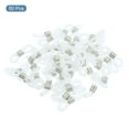 thumbnail image 3 of Uxcell Eyeglass Chain Connector Adjustable Anti Slip Rubber Strap Holder Chain End Loop White Silver 50 Pack, 3 of 5