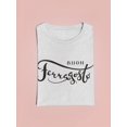 thumbnail image 3 of Hand Written Buon Ferragosto T-Shirt Women -Image by Shutterstock, Female 3X-Large, 3 of 4