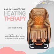 [LM] 3D+@ Latest Technology SL-Track Auto Extension Kahuna Massage Chair LM-6800T White/Camel