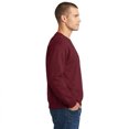 thumbnail image 3 of Gildan Heavy Blend Crewneck Sweatshirt for Men, Classic Fit, Cardinal Red, Size-L, Fleece Pullover, 1-Pack, 3 of 5