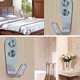 thumbnail image 5 of Tornillos de acero inoxidable, ganchos sencillos para abrigos y sombreros, ganchos para toallas de baño, ganchos de cocina, ganchos resistentes para montaje en pared (paquete de 10), 5 of 5