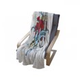 thumbnail image 3 of Anchor Soft Flannel Fleece Blanket, Anchor Head Bones Skeleton Roses Bouquet Dolphin Wildlife Danger Traveling, Cozy Plush for Indoor and Outdoor Use, 60" x 80", Red Blue Sand Brown, by Ambesonne, 3 of 5