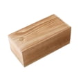 thumbnail image 3 of Contenedor de la caja de almacenamiento de madera decorativa con tapa toba de joyería portátil caja de madera para pasatiempos gabinete de encimera Marrón oscuro, 3 of 8