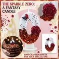 thumbnail image 2 of Goleeg Bougies d'Anniversaire Papillon Numéro 0, Bougies Gâteau Numérotées Décorées de Roses Rouges, pour Anniversaires, Fêtes et Célébrations de Mariage, 2 of 5
