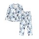 thumbnail image 1 of Fotbe Playful Penguins and Snowmen Conjunto de Pijama de Manga Larga para Mujer con Estampado, Ropa de Dormir de 2 Piezas, Conjunto de Casa Suave y Cómodo con Bolsillos-Small, 1 of 7