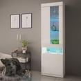 thumbnail image 4 of York WH02 Electric Fireplace Modern Wall Unit Entertainment Center, 4 of 7