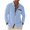 A-239 Light Royal Blue, variant on Light Royal Blue Cardigan Basic Lounge Coats for Man Fall Summer Long Sleeve High Neck Faux Linen Outfits Man Button 2026 Clothing Trendy Country Concert Y2K L