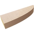 thumbnail image 6 of 2"W x 12"D x 4"H Thin Durham Rough Cedar Woodgrain TimberThane Corbel, Primed Tan, 6 of 6