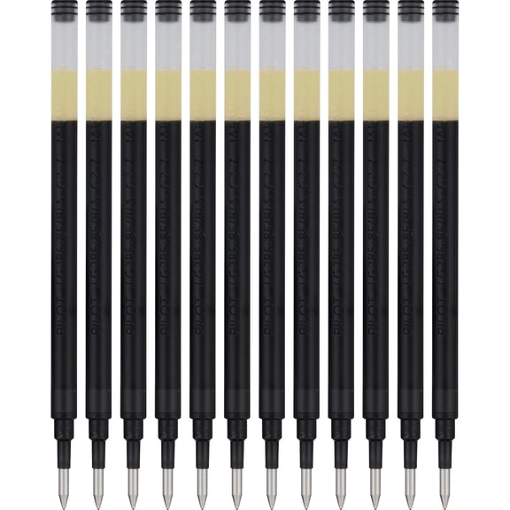 Pilot G2 Gel Ink Refills, Extra Fine Point 0.5mm, Black Ink, 12 Pack