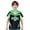 Green, variant on Kids Girls Boys Short Sleeve Boxing Shirt Letter Printed Kickboxing Muay Thai Tees Jogging Pullover Tops Green 16