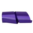 thumbnail image 2 of Reliant Ribbon 4700-914-10K 4 in. 50 Yards Single Face Satin Allure Ribbon, Regal Purple, 2 of 3
