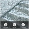 thumbnail image 4 of Wrangler - Twin Quilt Set, Reversible Bedding with Matching Sham, Super Soft Home Decor (Prarieland Paisley Blue, Twin), 4 of 14