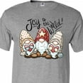 thumbnail image 4 of Inktastic Joy to the World Christmas Gnomes T-Shirt, 4 of 5