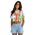 thumbnail image 6 of 2026 New Mexico Soccer Jersey Women for Fans, Mexican Jersey Soccer Crop Top, Jersey De Mexico V-Neck Short Sleeve Football Apparel Outdoor Training Daily T Shirt for Adult, 6 of 6