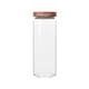 thumbnail image 1 of EeaseMX Recipiente hermético de vidrio borosilicato transparente para granos, contenedor de alimentos para el hogar (1600 ml), 1 of 7