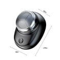 thumbnail image 3 of Herunwer Mini Rasoir Électrique pour Hommes – Rasoir Électrique Portable avec Tête Rotative 3D Rechargeable, Rasoir Visage Étanche Humide/sec, 3 of 8