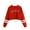 Red, variant on Vedolay Hoodies for Girls Long Sleeve Shirts Ruffle Crewneck Sweatshirts Loose Pullover Tops,Red 2-3 Years