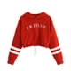 thumbnail image 1 of Gibobby Ropa con estampado de capucha Tops Sudaderas Niños Chicas adolescentes Chicas Tops(Rojo, 4-5 Años), 1 of 5