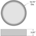thumbnail image 2 of Access Lighting 3CCT LED Flush Mount in Matte White Color, 2 of 3