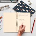thumbnail image 4 of FORMRS 1-Subject Spiral Notebook 8" x 5" College Ruled 60 Refillable Sheet A5 Hard Cover, Playful Winter, 4 of 7