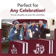 thumbnail image 5 of Texas A&M Aggies 6' College Sports Printed Table Throw - NCAA Licensed - Polyester Draped - School Tablecloth (Maroon, White), 5 of 5