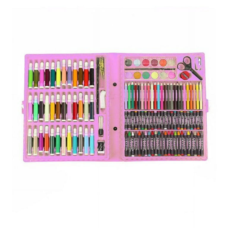 Cribun Drawing Pencils for 6 7 8 9 10 11 12 year old girl, Art Set for  girls, 150 Pieces Arts and Crafts Kits 