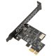 thumbnail image 5 of PCIE To USB 3.2 Expansion Card, Black Multi Interface High Speed USB3.2 GEN1 Expansion Card 5Gbps A Key 20PIN For PC, 5 of 8