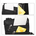 thumbnail image 4 of Soft Leather Crossbody Bag for Women, Compact Multi-Layer Organizer with Zipper Pockets, Minimalist Design for Wallet, Phone, and Keys, 4 of 9