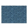thumbnail image 1 of East Cutting Board, Zentangle Style Circles Swirling Lines Ornate Exotic Tribal, Decorative Tempered Glass Cutting and Serving Board, Small Size, Pale Blue Navy Blue, by Ambesonne, 1 of 1